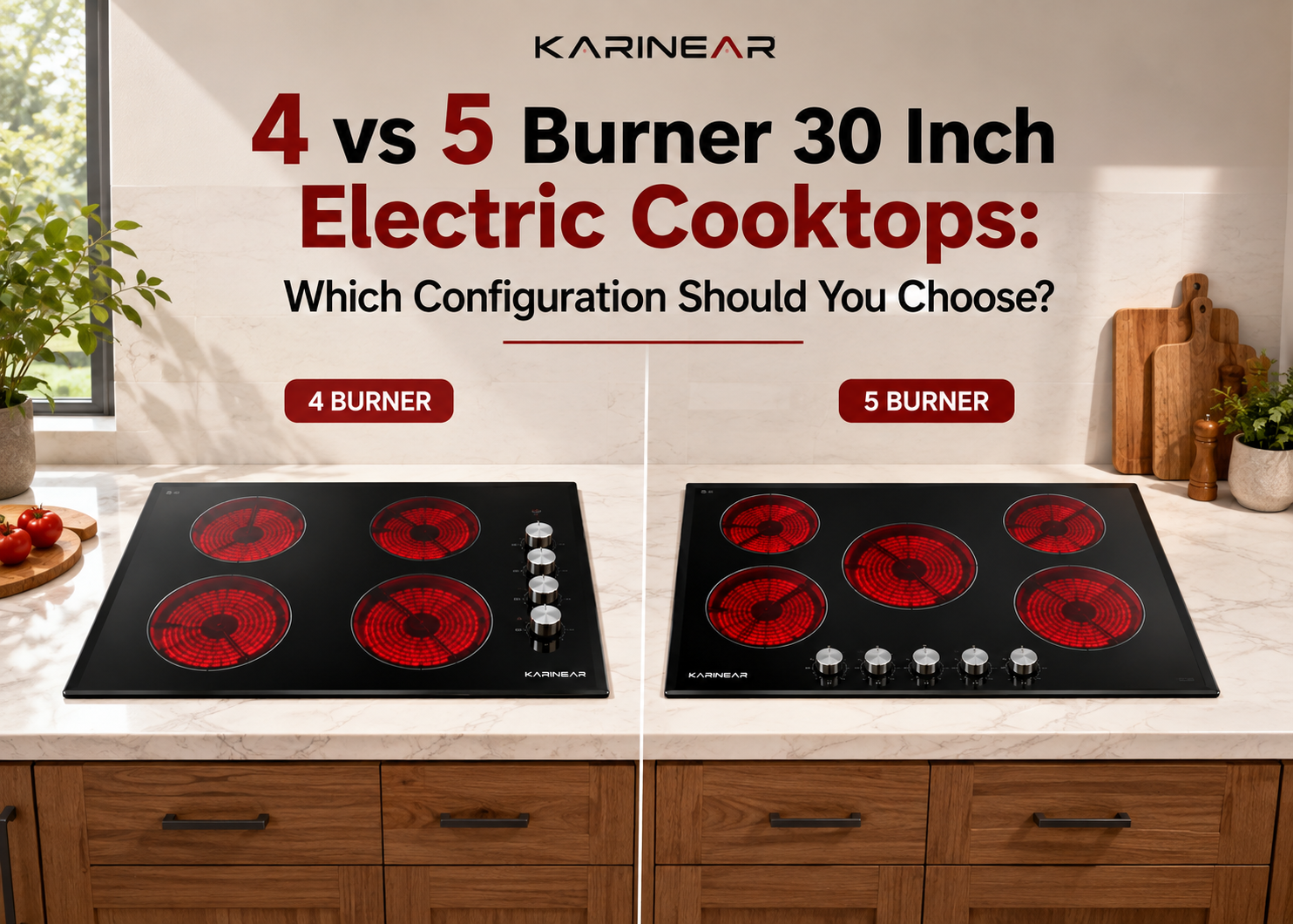 30 Inch Electric Cooktops
