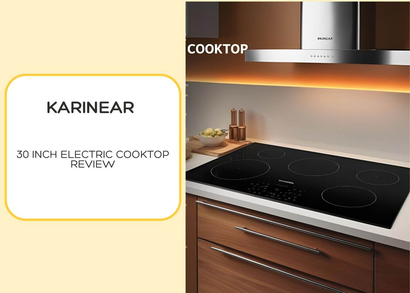 Comprehensive Review of the Karinear 30 Inch Electric Cooktop