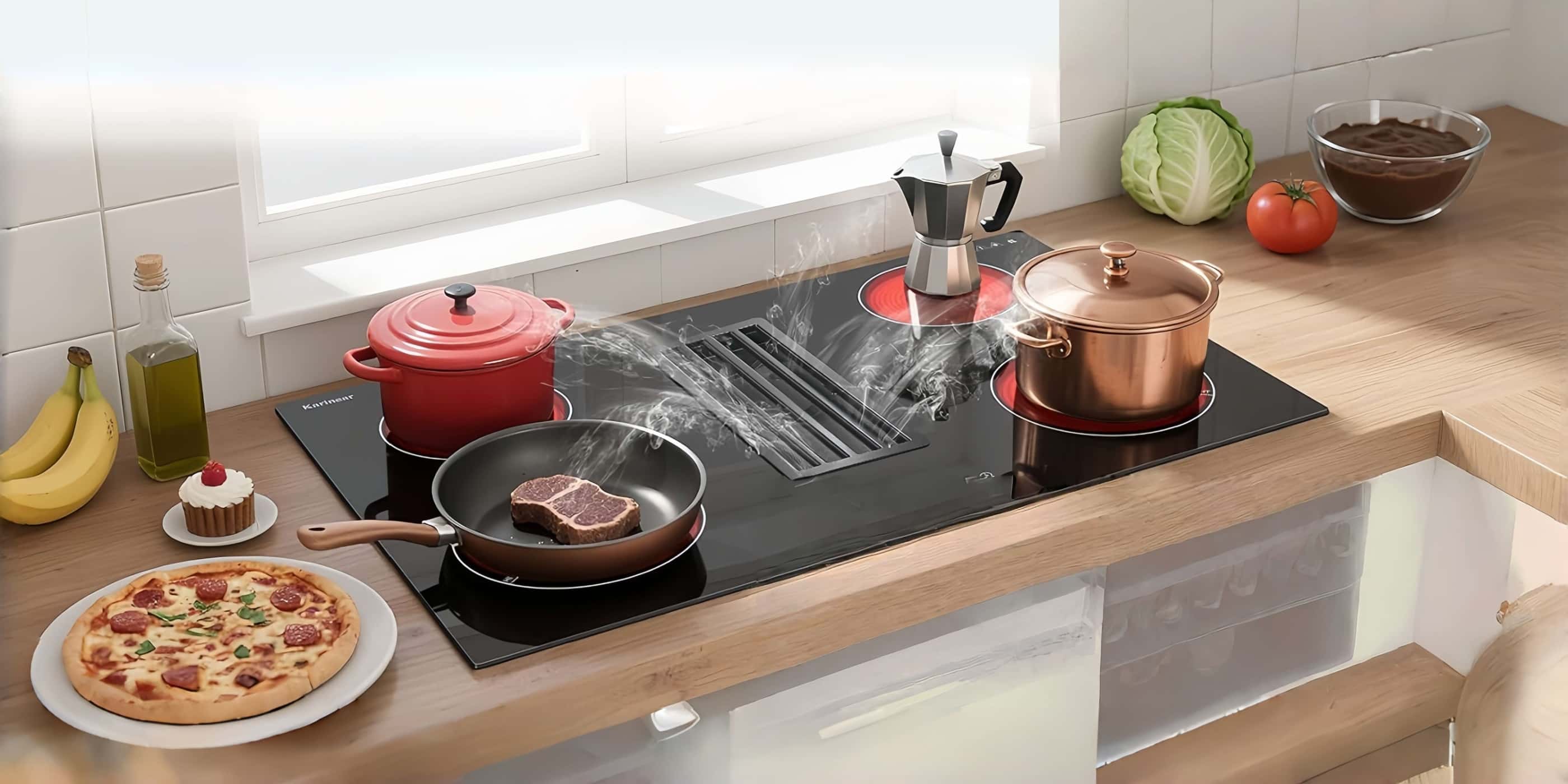 Electric Cooktop  Downdraft