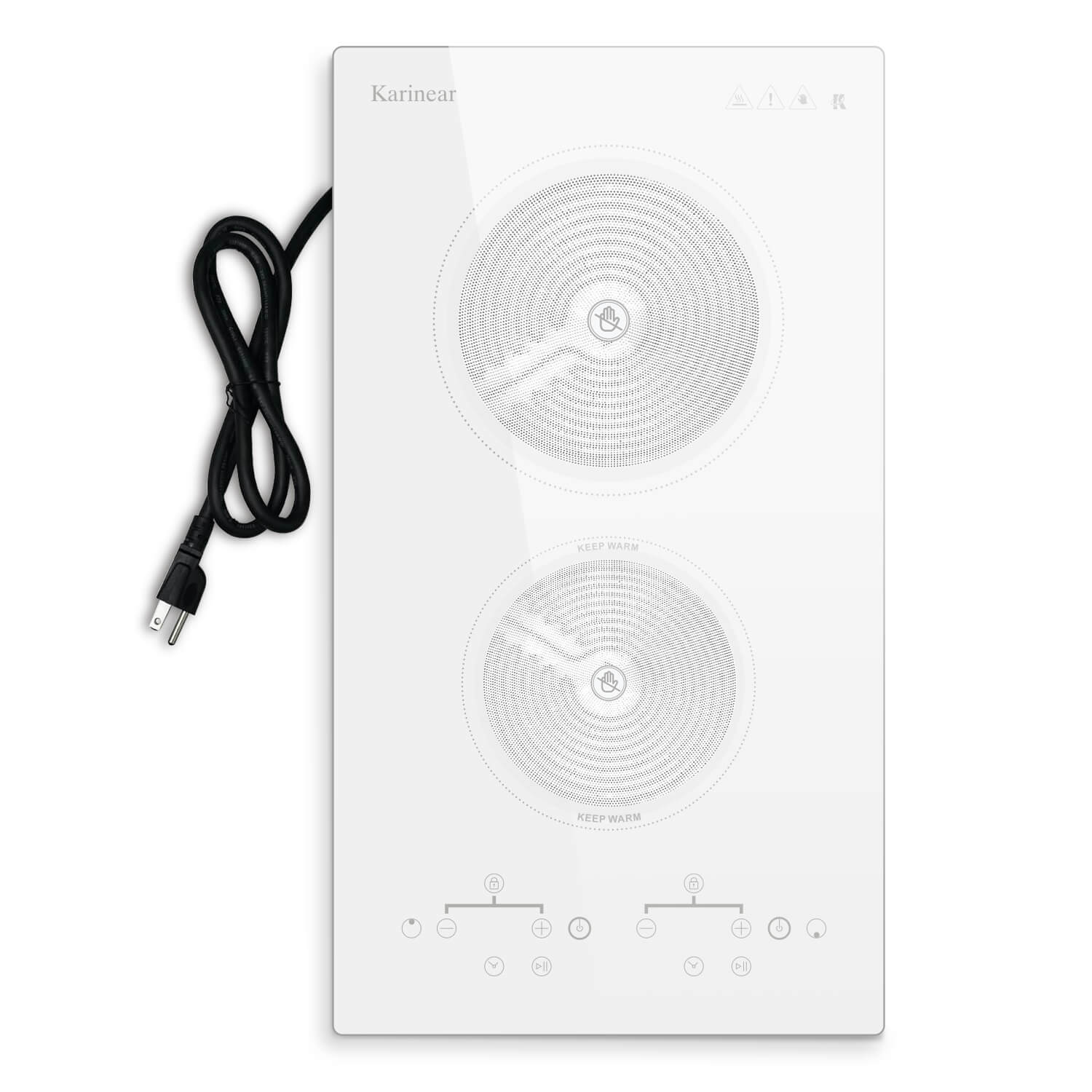 2 Burners Electric Cooktop