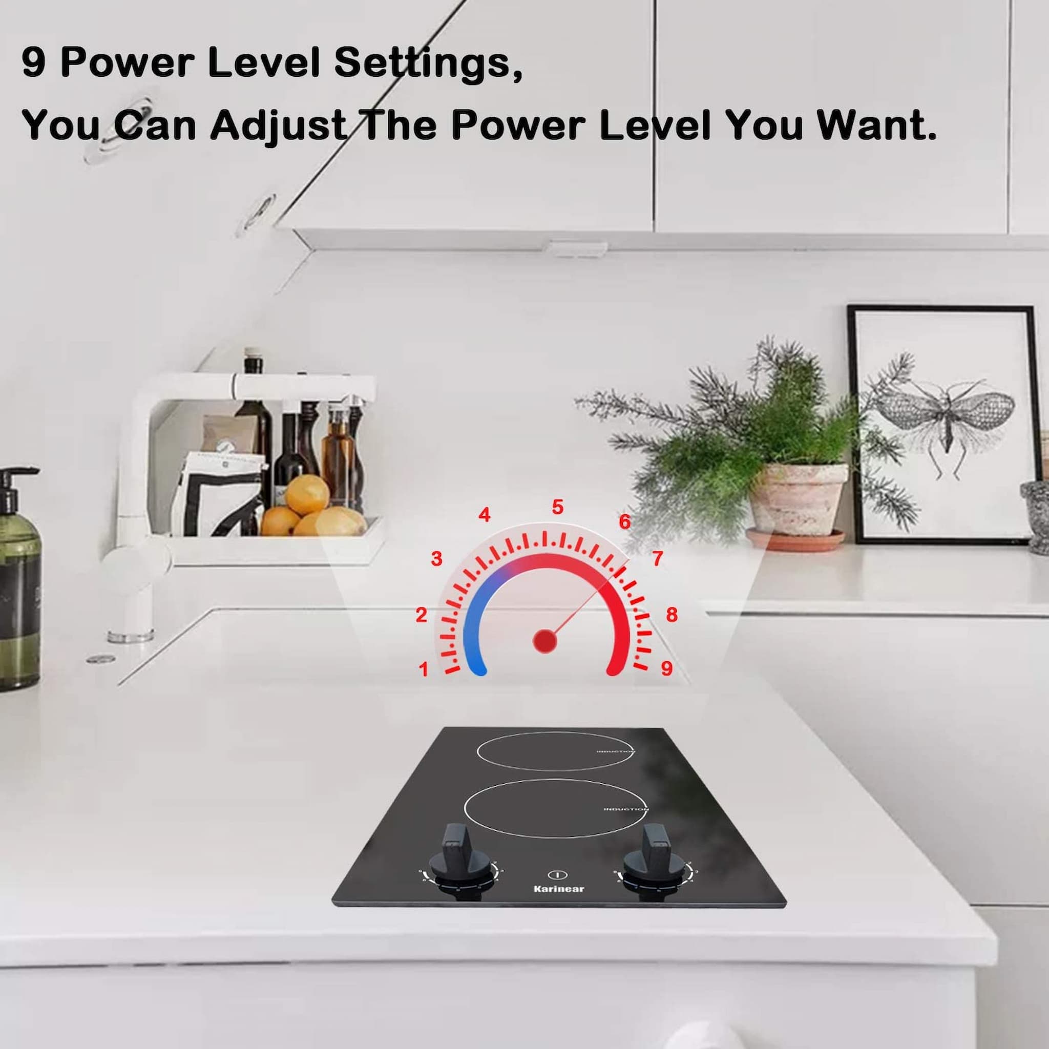 2 burner electric cooktop