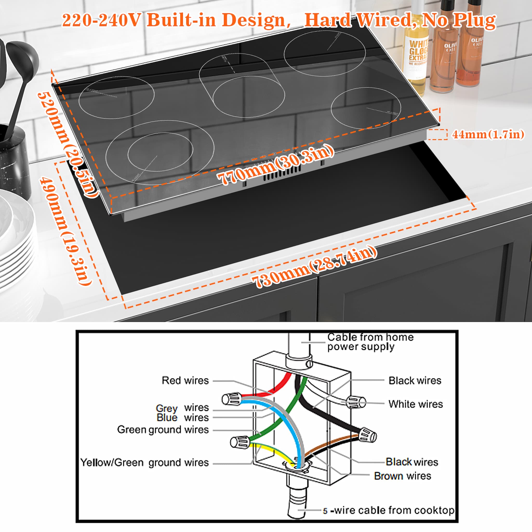 Countertop & Built-in Ceramic Cooktop