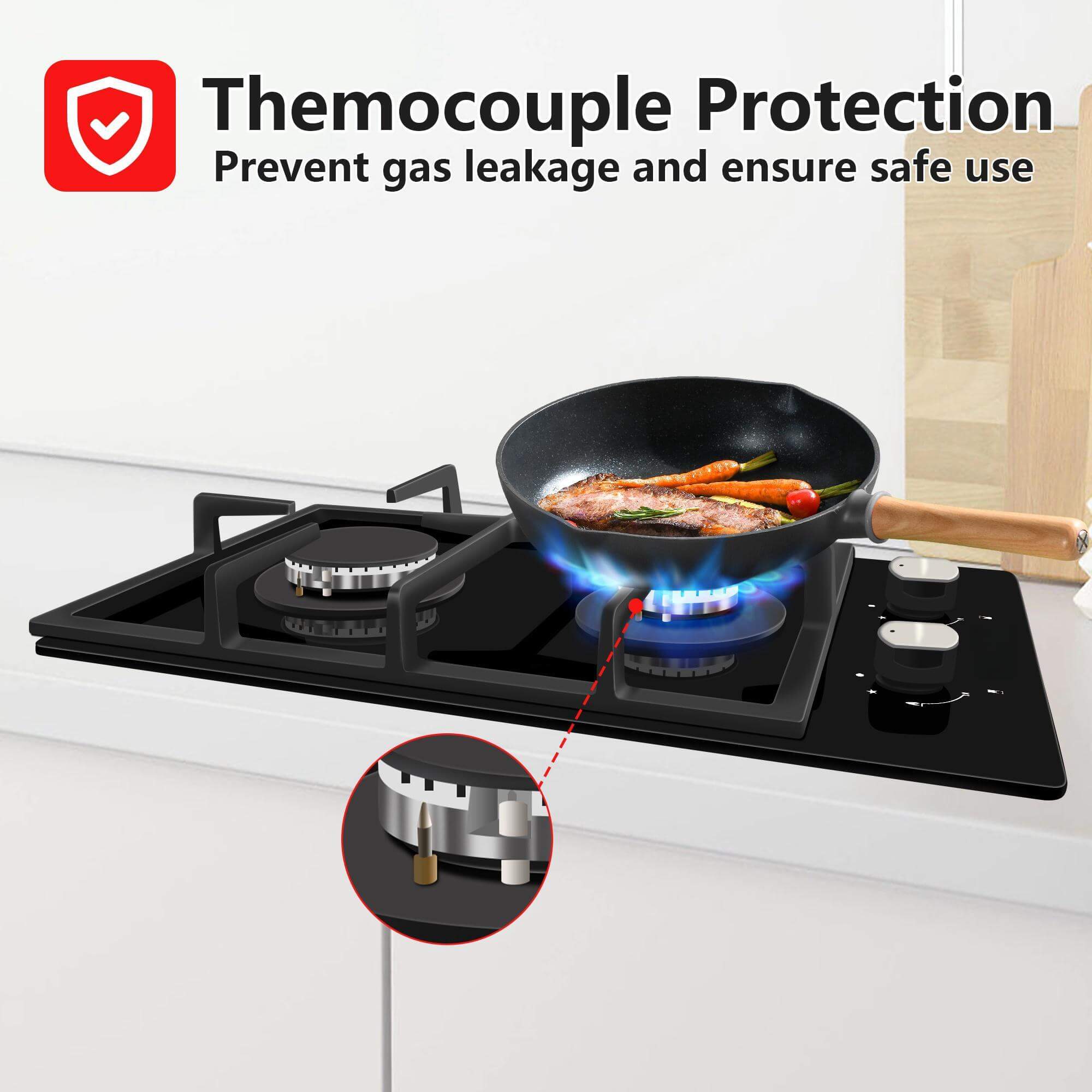cooktop gas