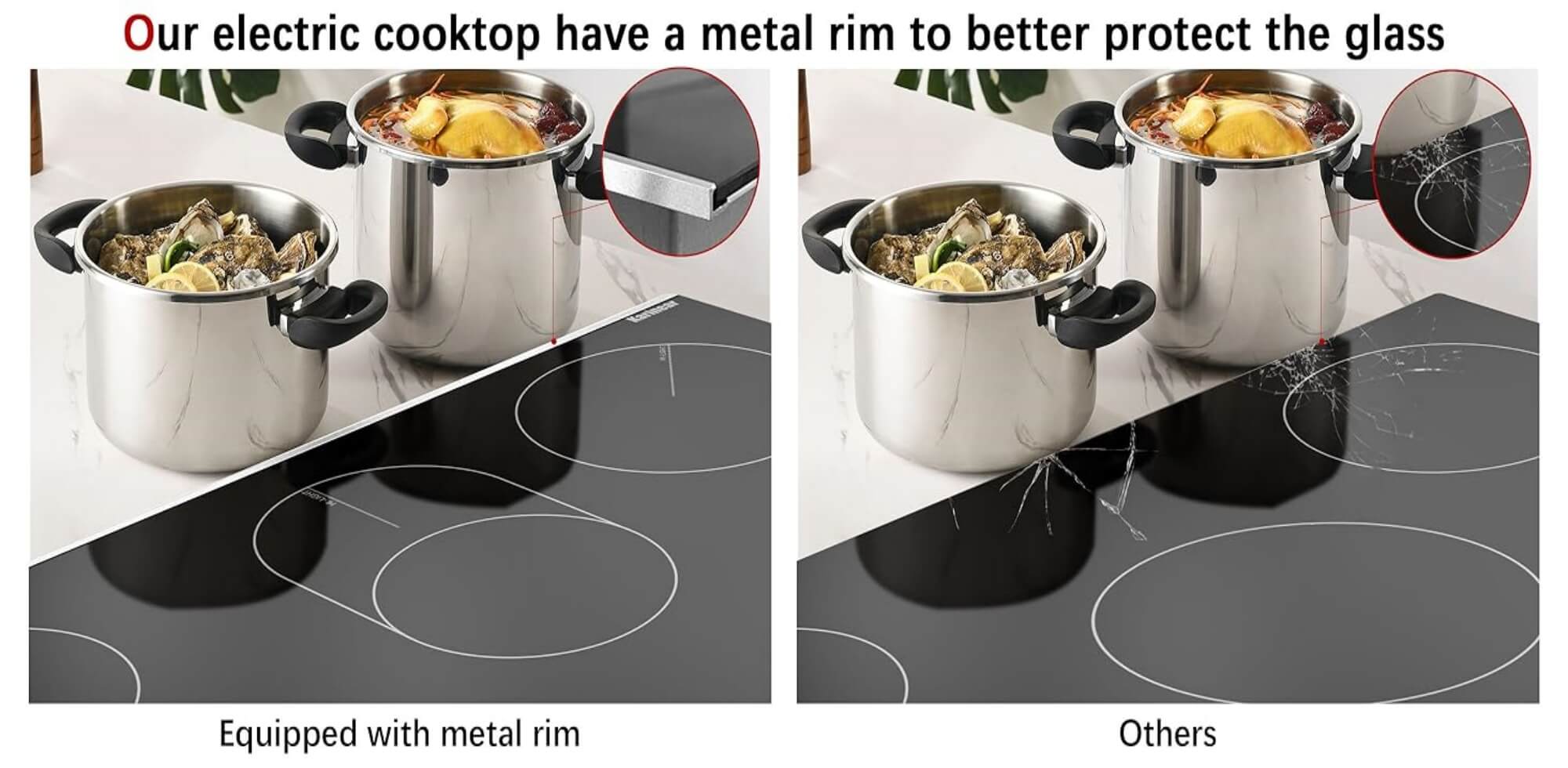 30 inch electric stove top