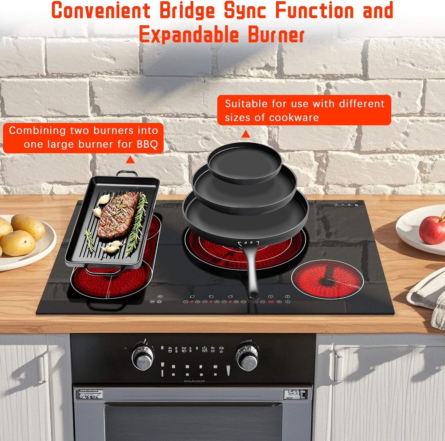 30 inch electric cooktop