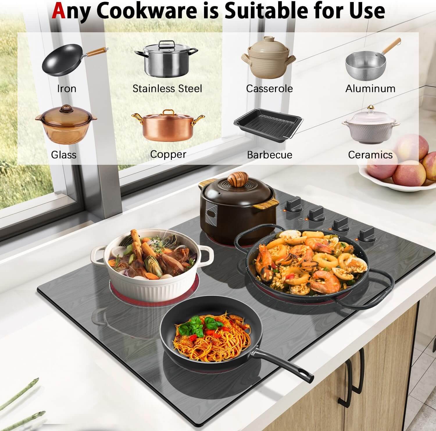 30 inch electric cooktop