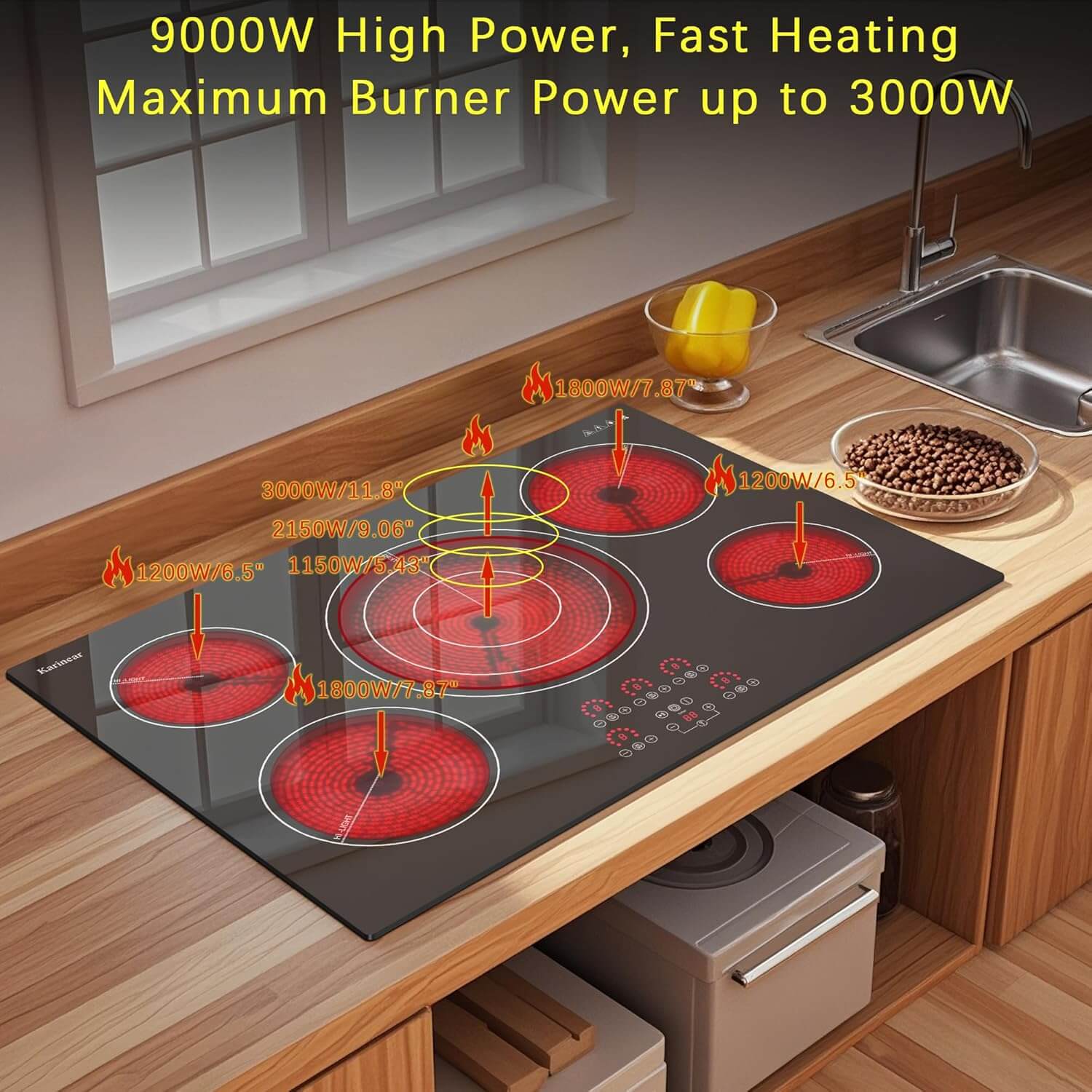 30 inch electric cooktop