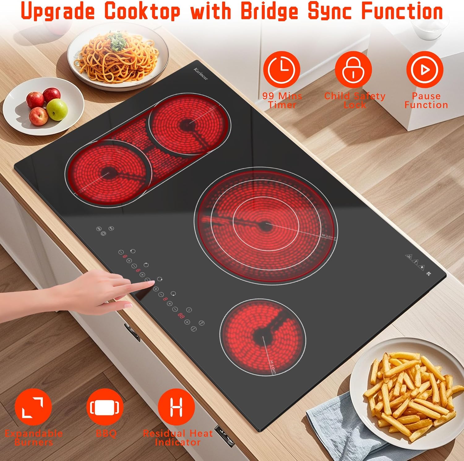 30 inch electric cooktop