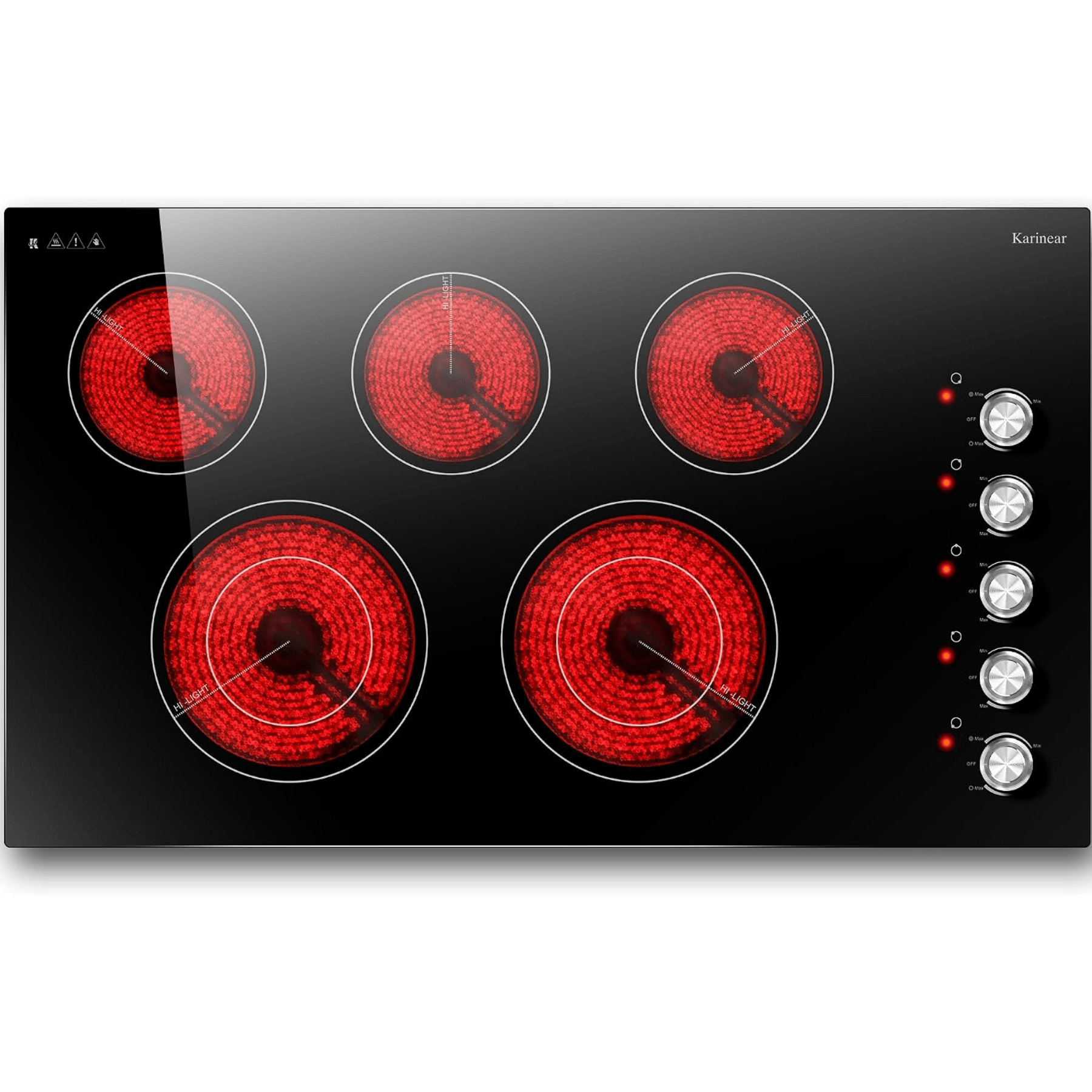 36' electric cooktop
