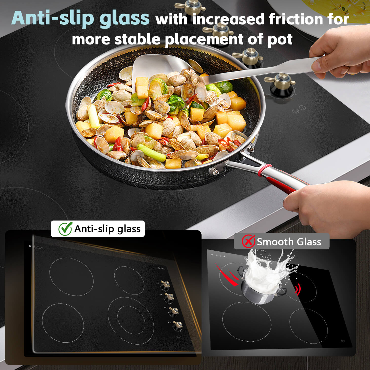 30 inch electric cooktop