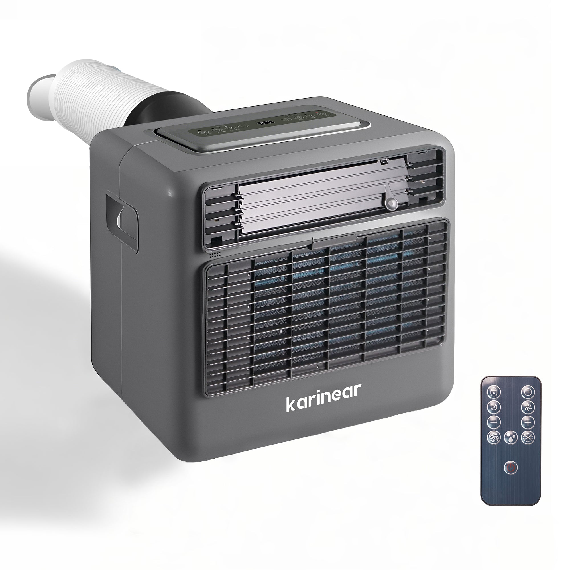 air conditioning in tent Karinear Portable Air Conditioner 3300BTU (5000 BTU ASHRAE) Tent Air Conditioner AC for Camping RV Home, Gray