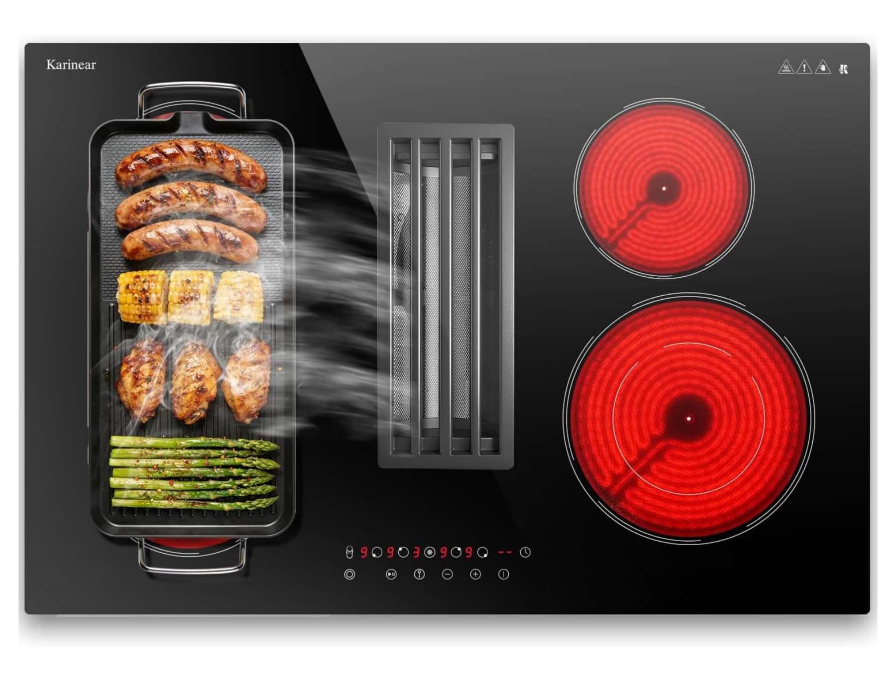 Downdraft Electric Cooktop