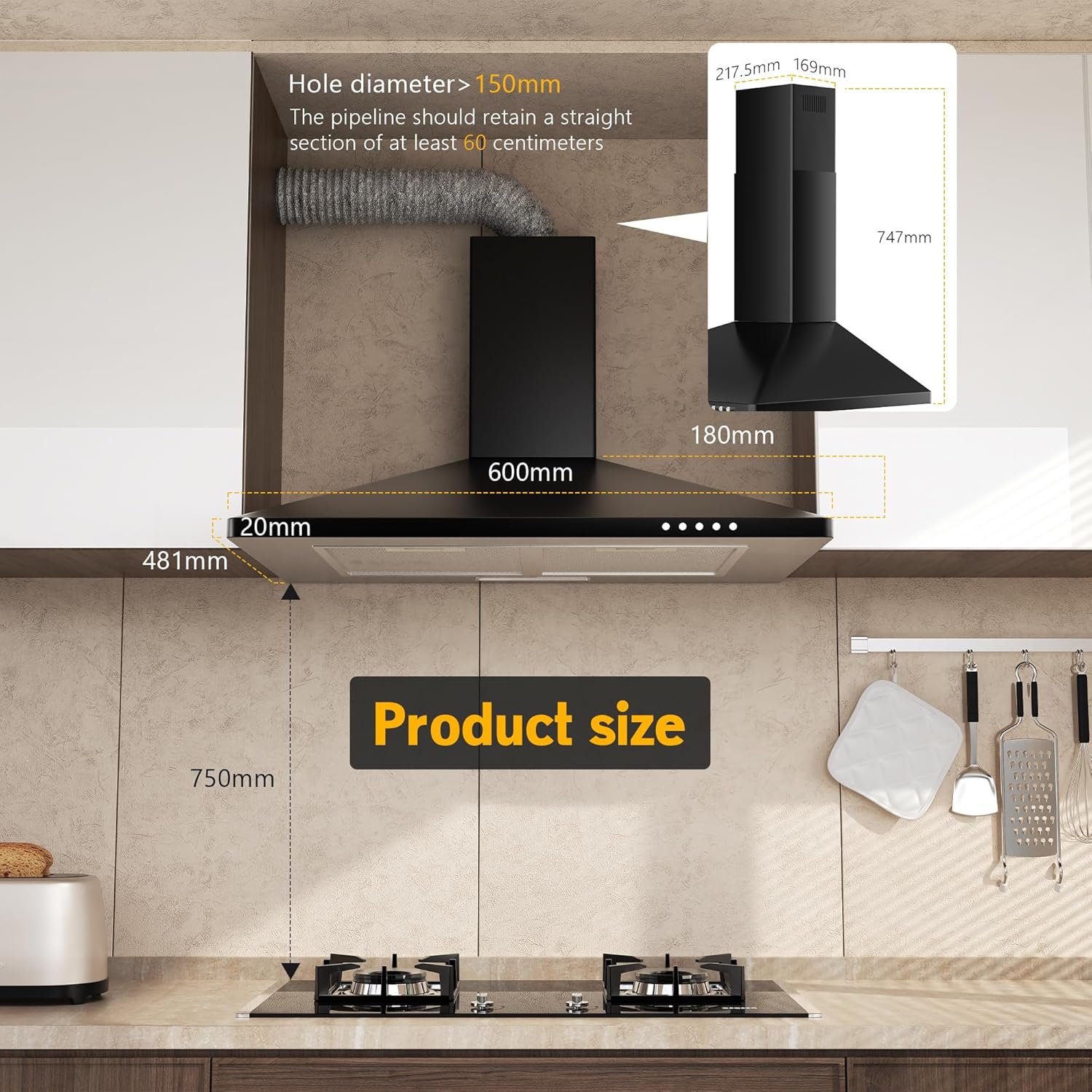 dunstabzugshaube 60 cm