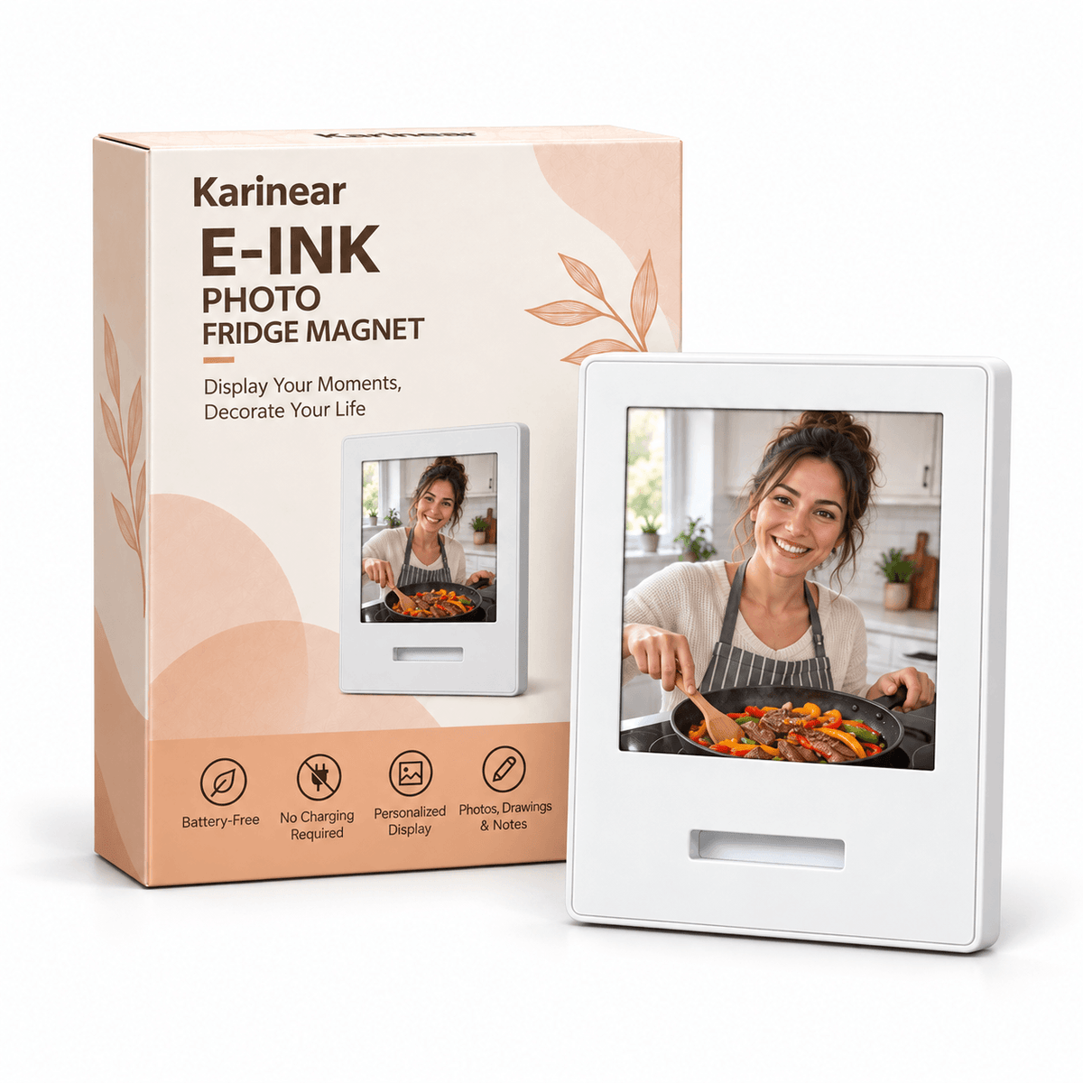 E-Ink Fridge Magnet
