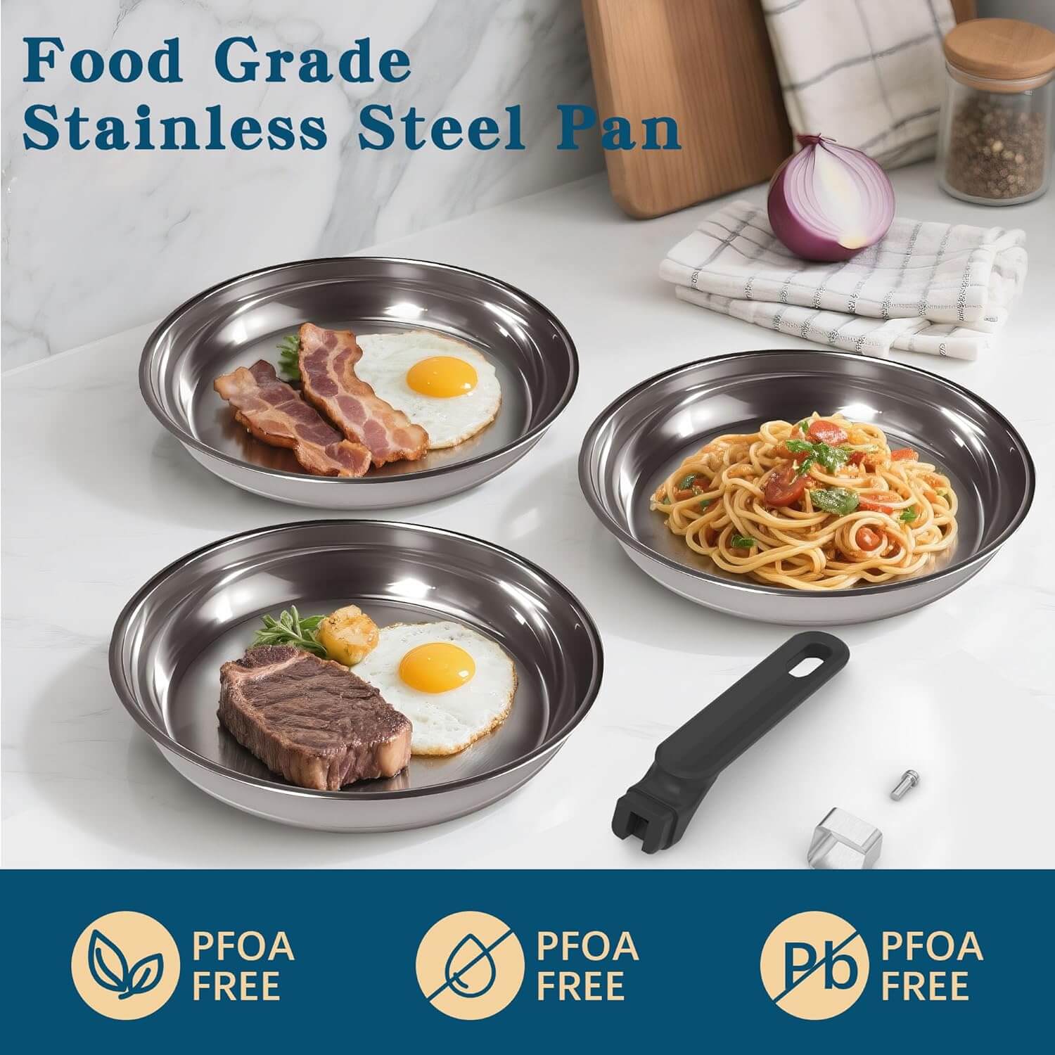 Stainless Steel Skillet