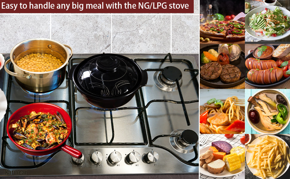 Gas cooktop 5 burners