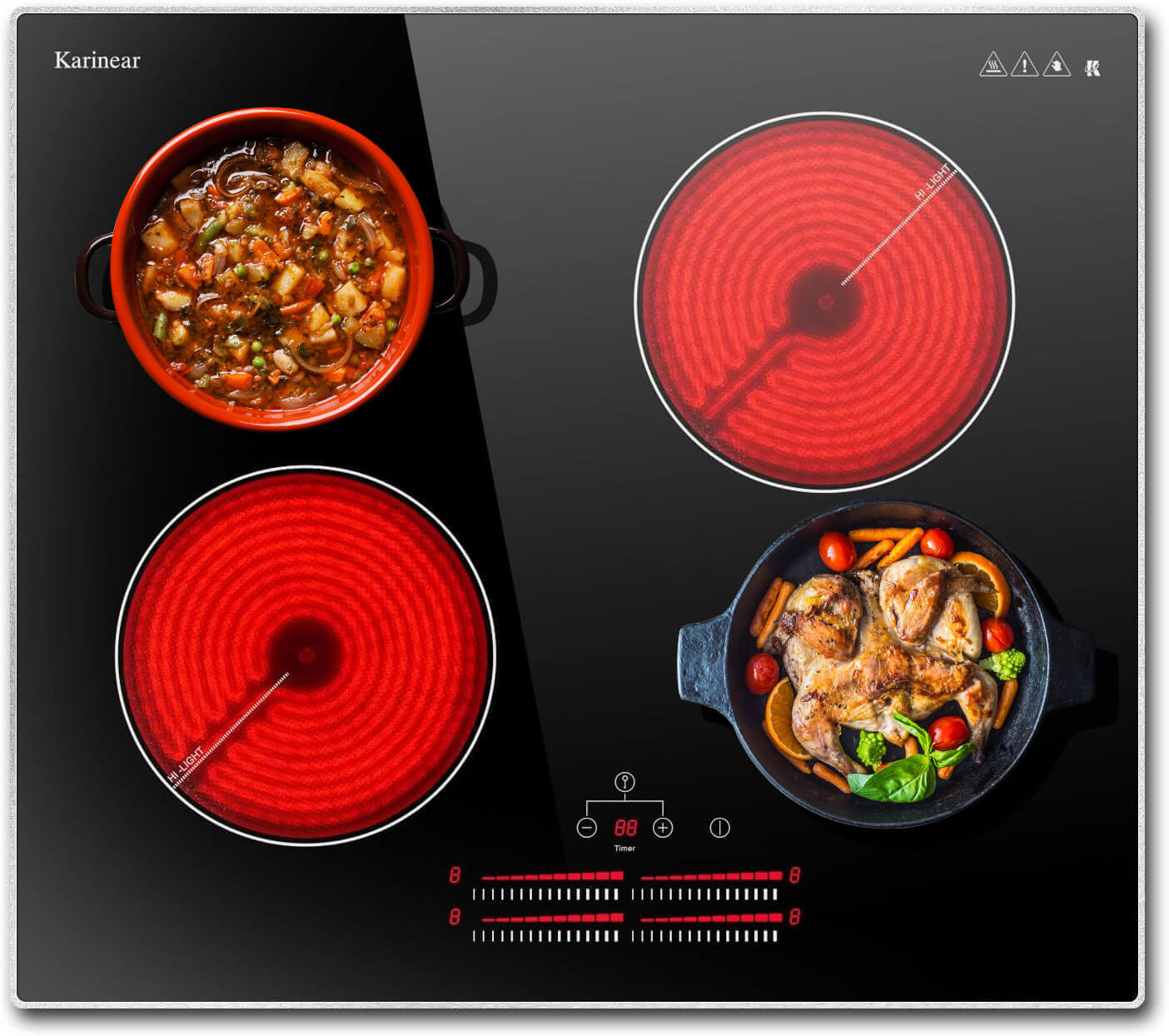24 electric stove