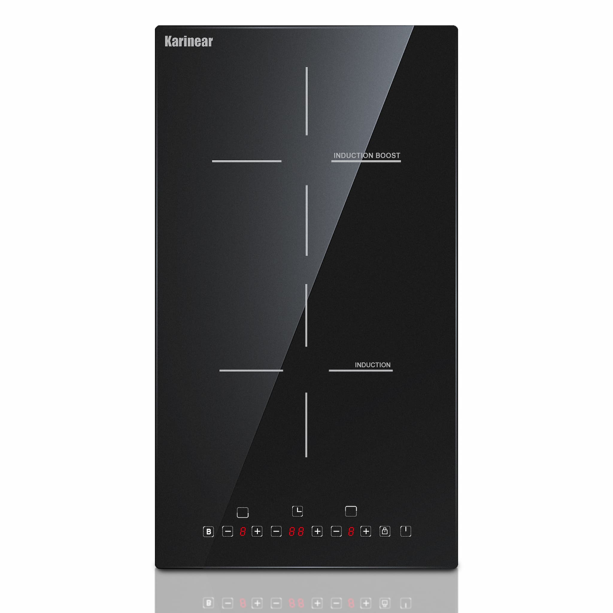 2 burner induction cooktop