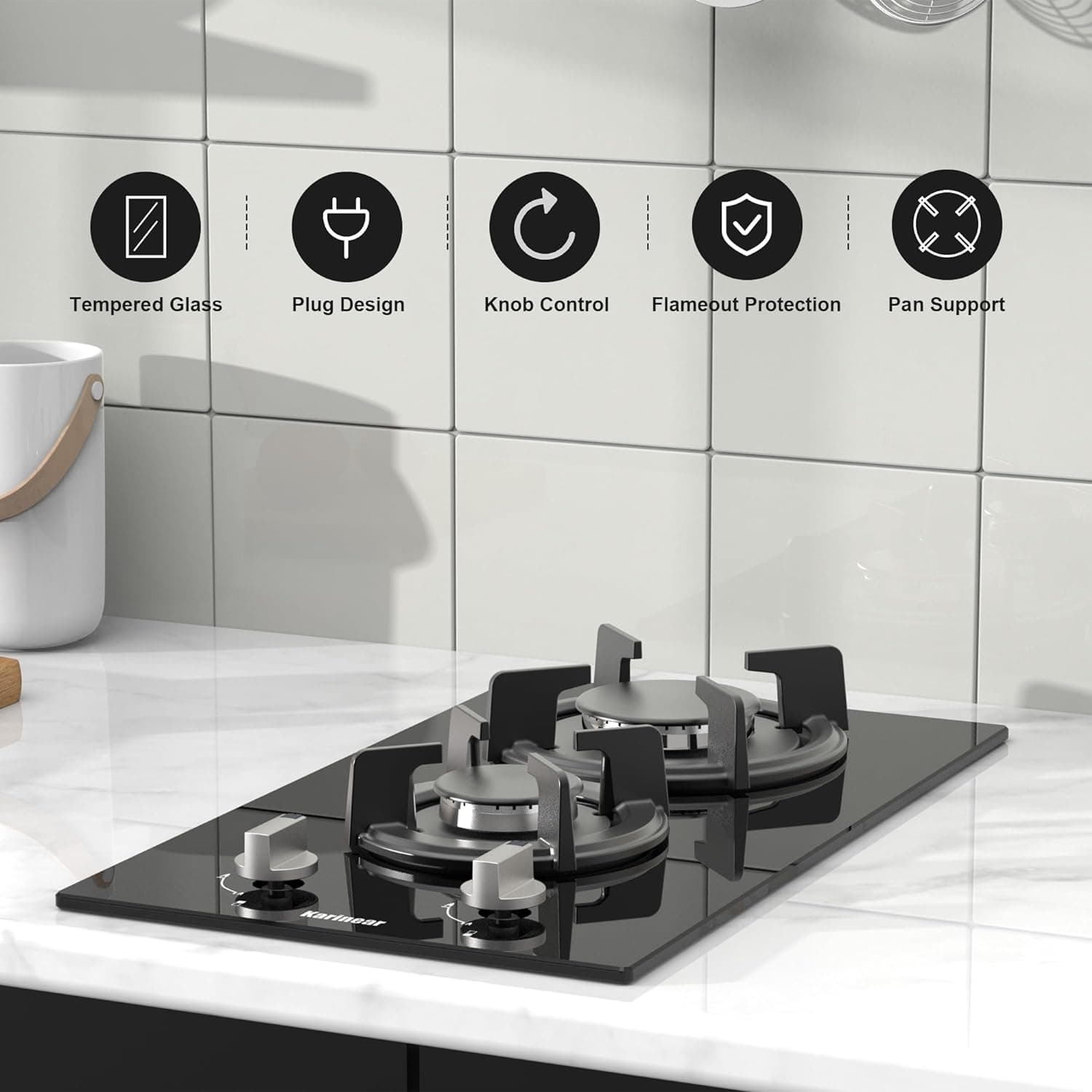 gas stove top