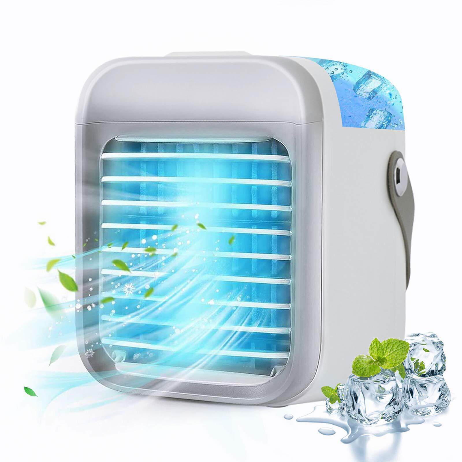 Karinear Water Cooled Portable Air Conditioner Mini AC LED Light