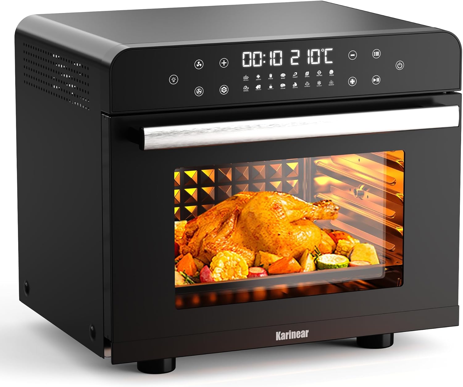 Karinear 33L 10 in 1 Countertop Air Fryer Oven With Full Accessory Set