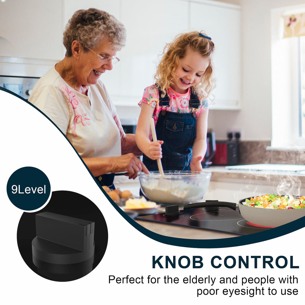 2 burner electric cooktop