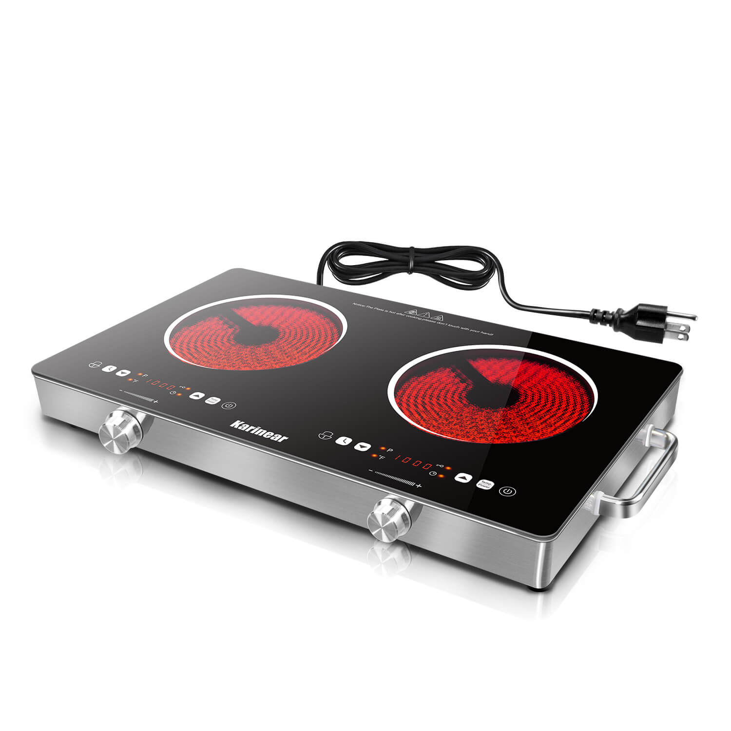 2 burner electric best sale