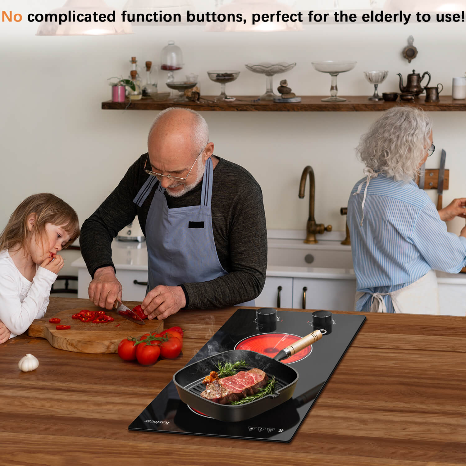 countertop cooktop electric