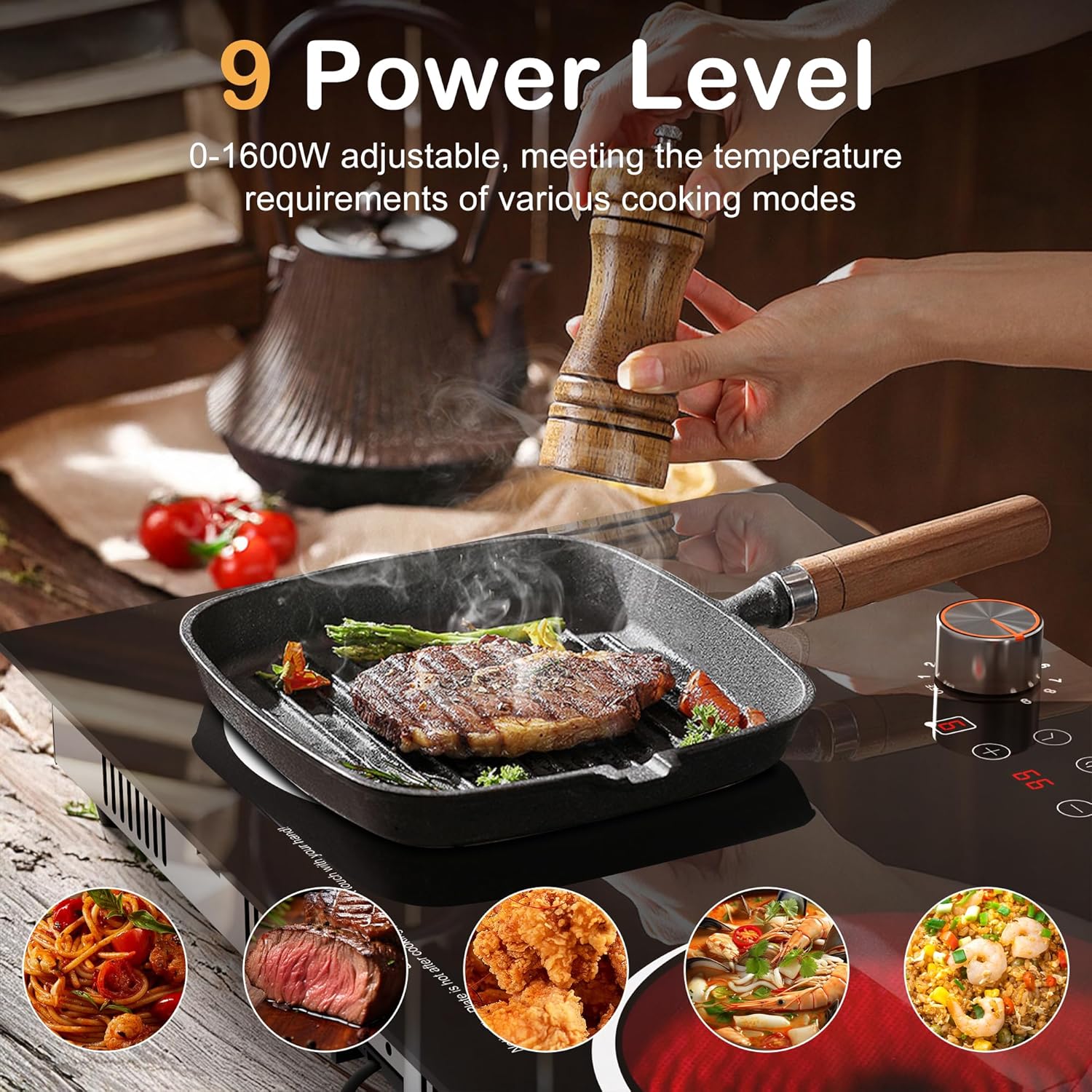 portable electric cooktop