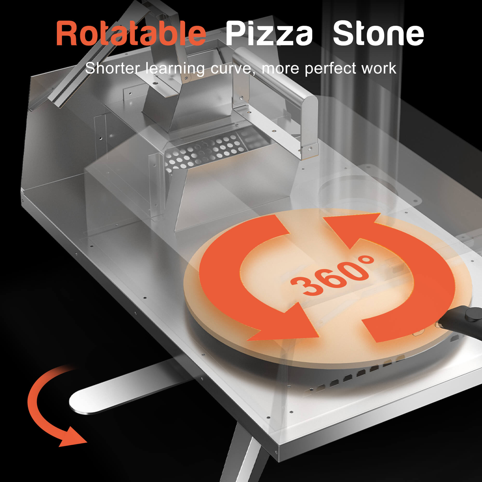 Karinear 12 Multi-Fuel Gas Pizza Oven & Wood Fired Outdoor Pizza Oven