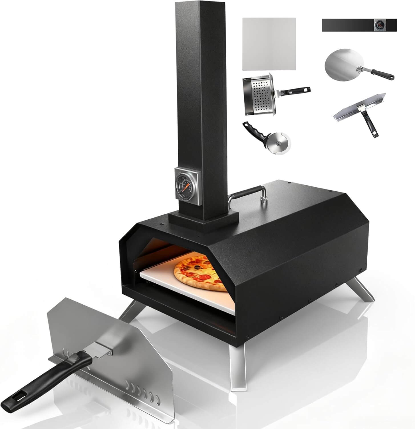 Karinear Wood Pellet Pizza Oven For Outdoor