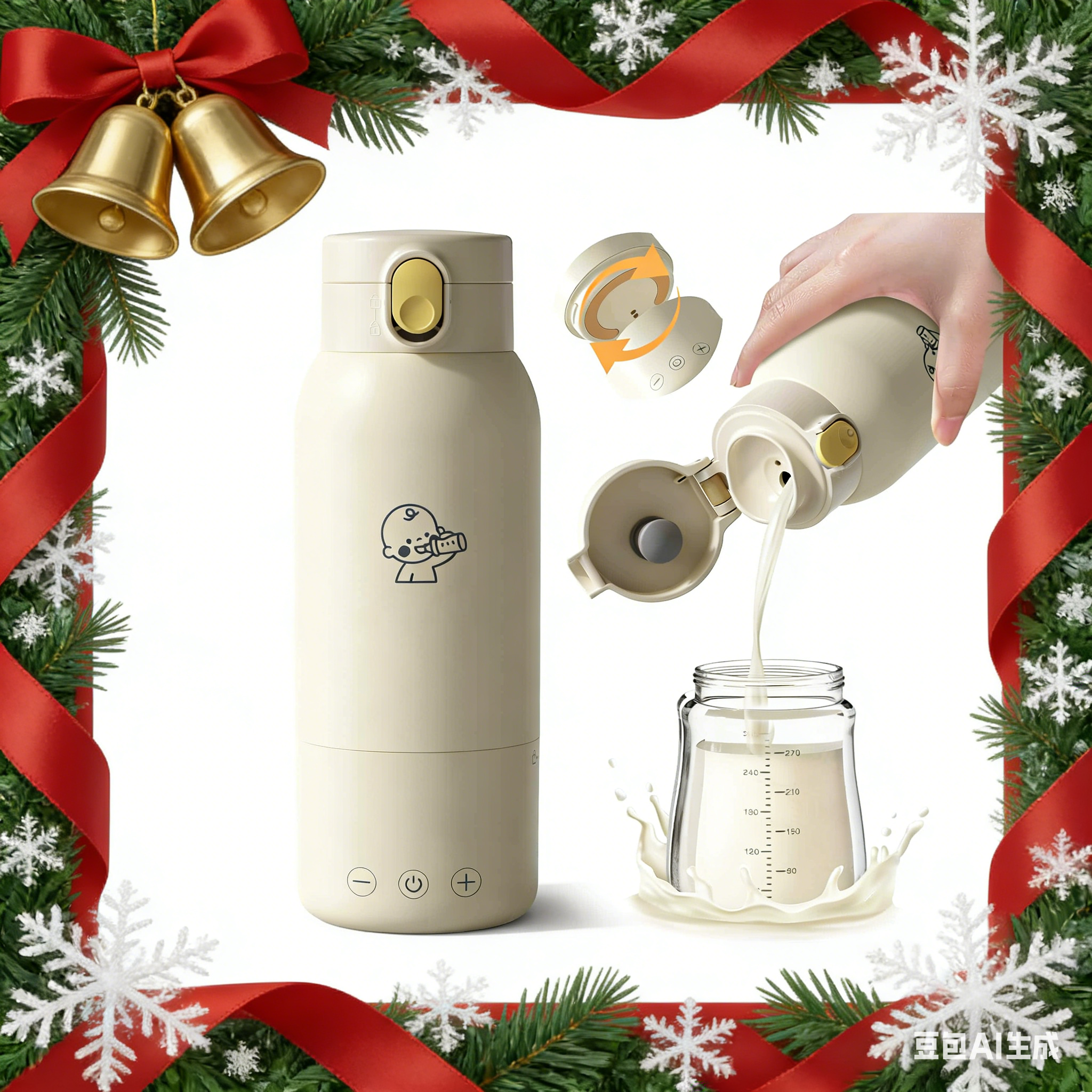 Karinear Portable Bottle Warmer For Travel - Portable Milk Warmer On the Go Pro