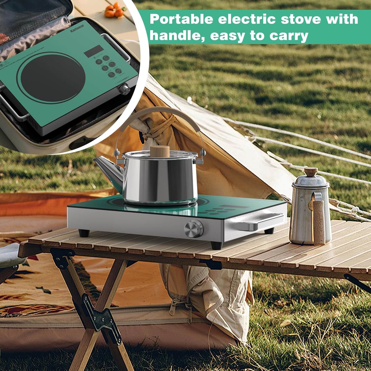 Portable electric stove