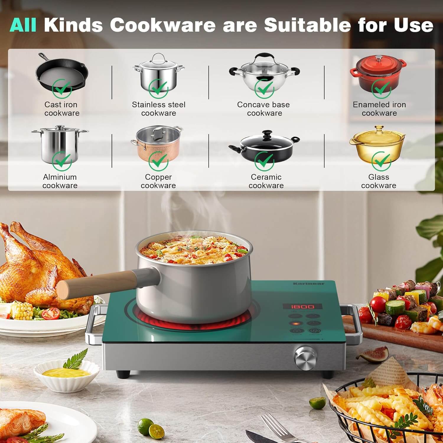 Portable electric stove