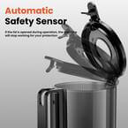 Karinear Cold Press Juicer 5.3" Wide Feed Chute Juice Extractor Machine for Whole Vegetables & Fruits