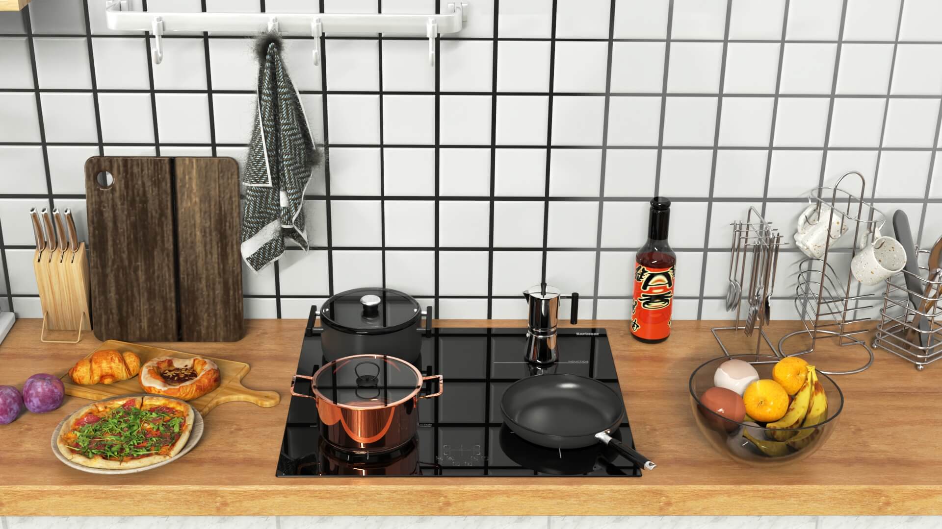 built-in electric cooktop