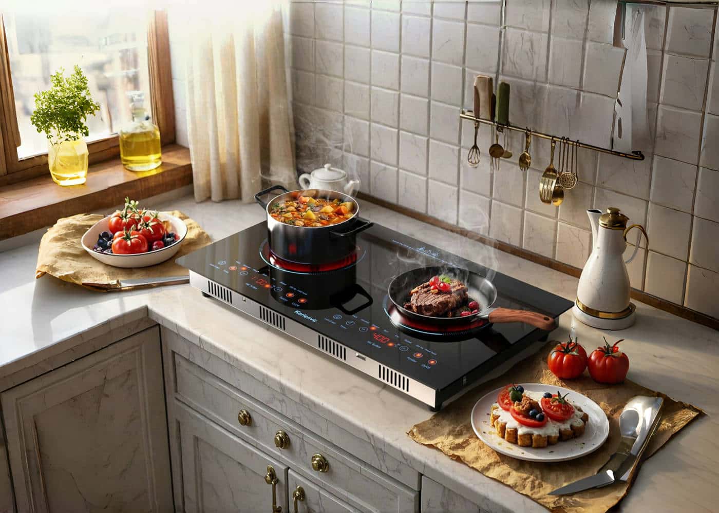 2 burner electric cooktop