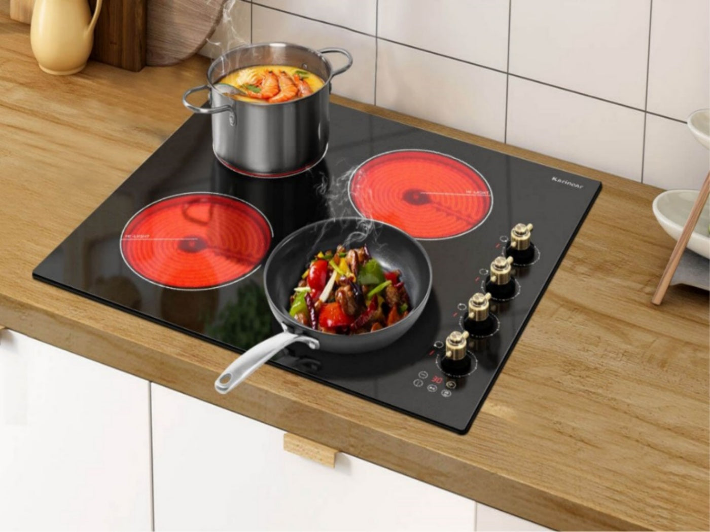 24 electric cooktop