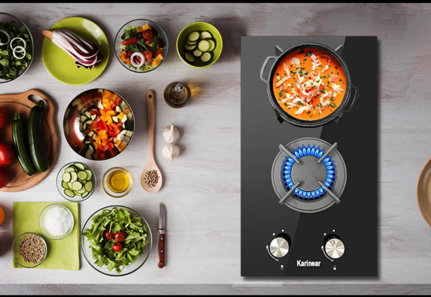 Steaming Food to Perfection with Gas Cooktop