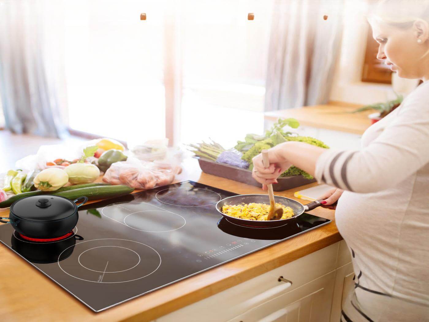 30 inch electric cooktop space distribution: rich in necessity and log