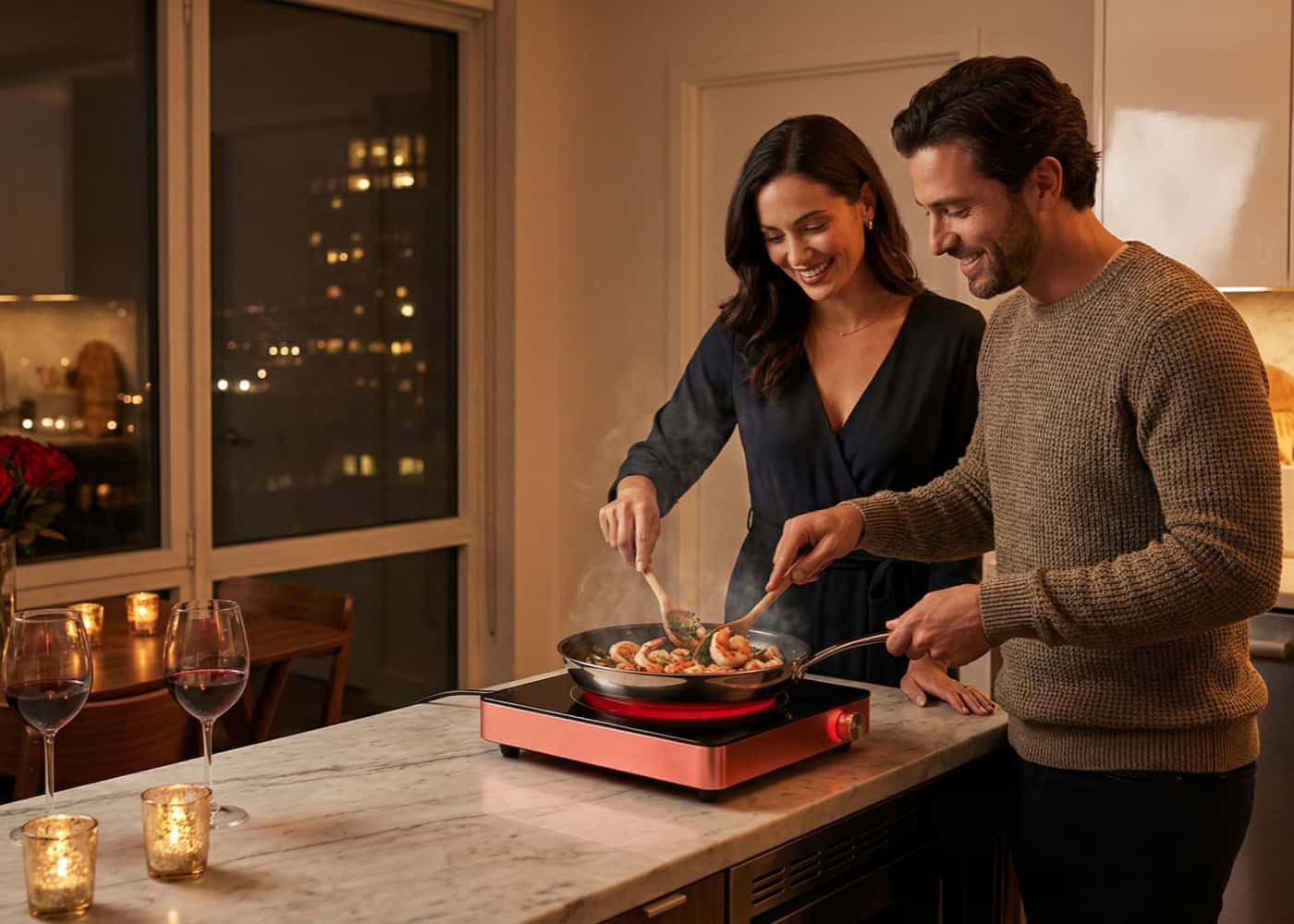 portable electric cooktop