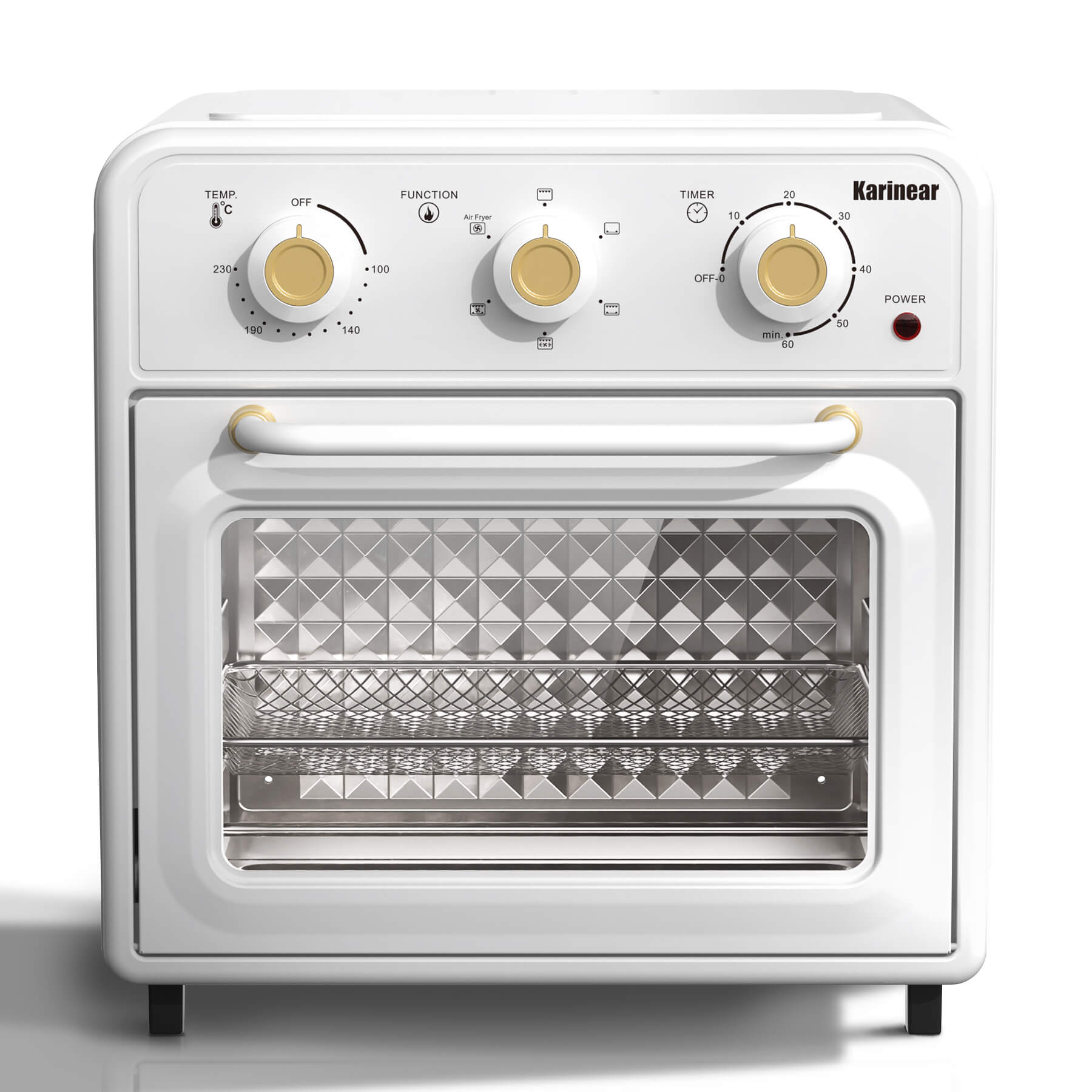 Karinear 20 L 6-in-1 Mini Oven with Rotary Knob