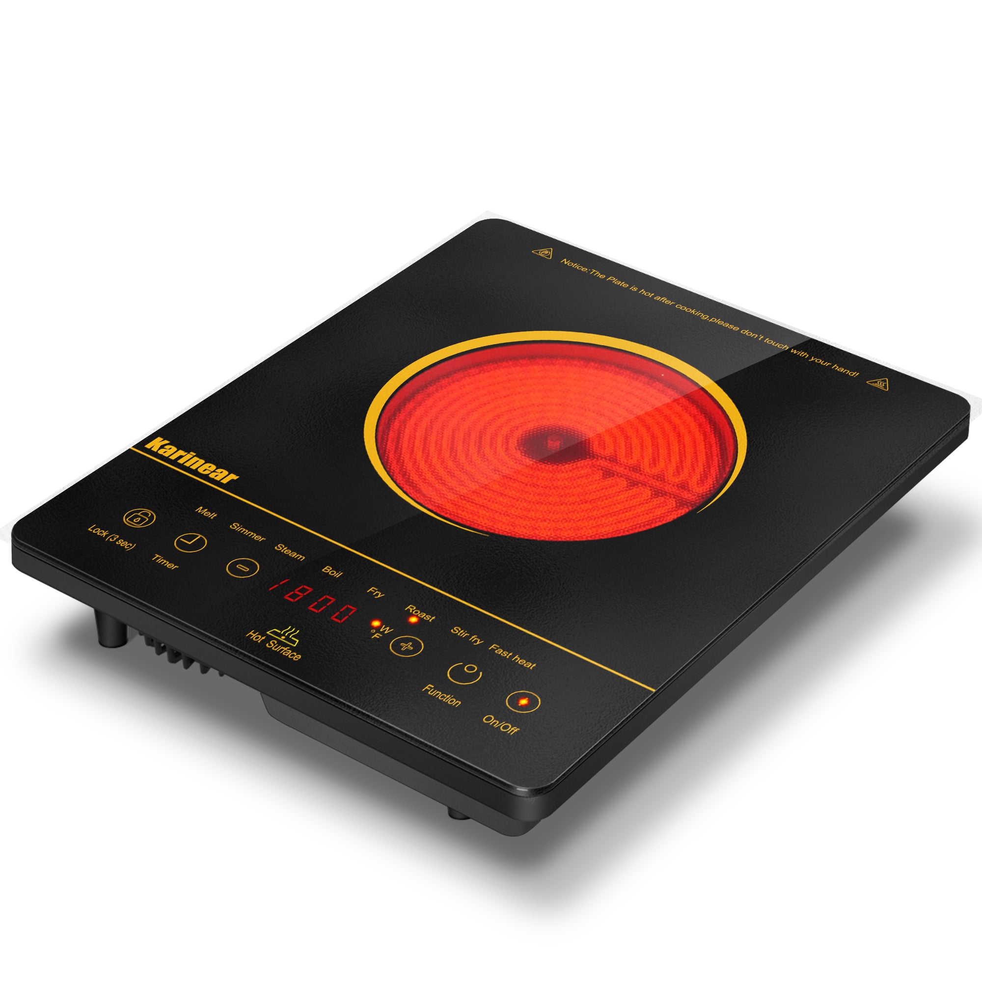 Karinear Portable Electric Cooktop