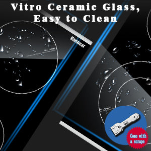 Vitro Ceramic Glass, Easy to Clean