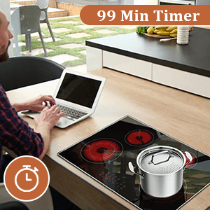 30'' Radiant Cooktop with Timer