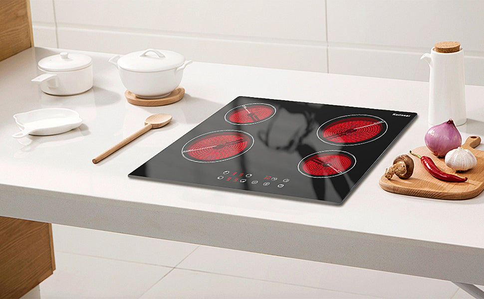 Karinear Electric Cooktop 2 Burners