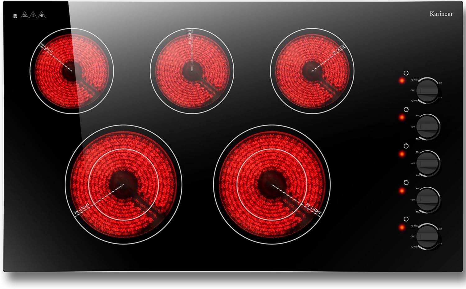 36 Inch Electric Cooktop