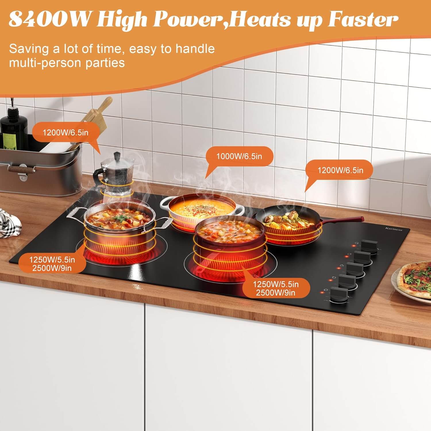 36" Radiant Electric Stove Top