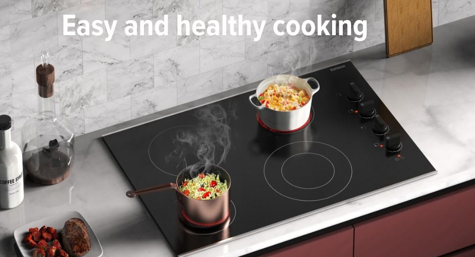 Portable electric cooktops