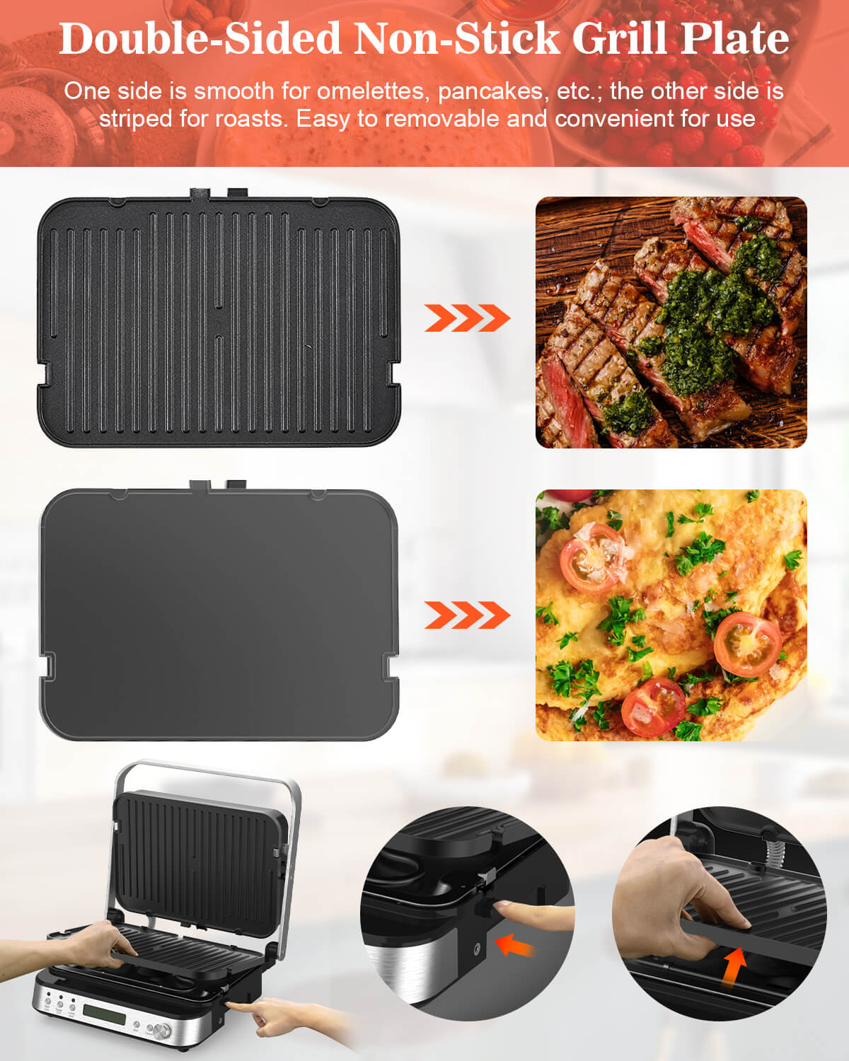 5 in 1 Electric grills